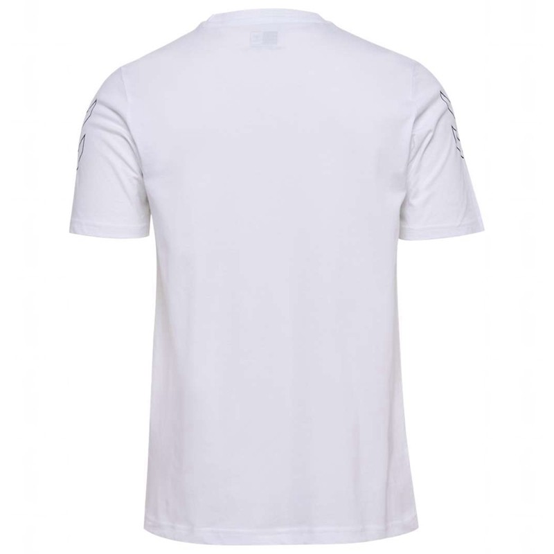 T Shirts Hummel Elemental Chevron Cotton Homme Blanche | 880428-944