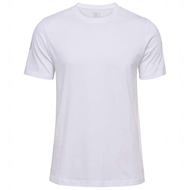 T Shirts Hummel Elemental Chevron Cotton Homme Blanche | 880428-944