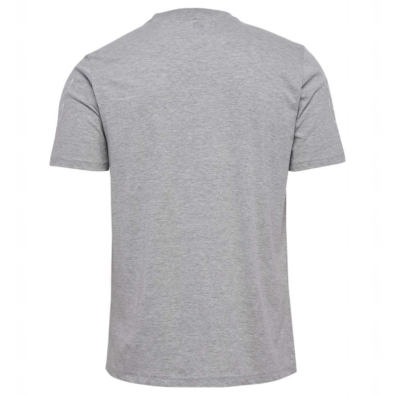 T Shirts Hummel Elemental Chevron Cotton Homme Grise | 059125-551