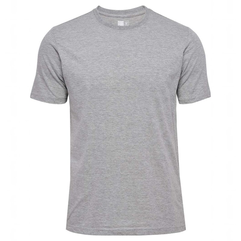 T Shirts Hummel Elemental Chevron Cotton Homme Grise | 059125-551