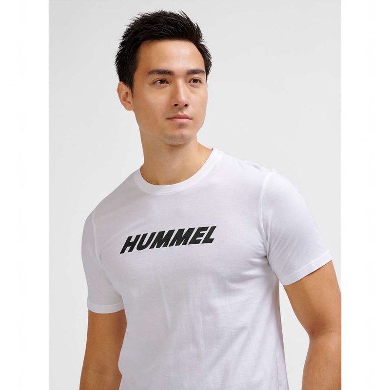 T Shirts Hummel Elemental Logo Cotton Homme Blanche | 560255-140