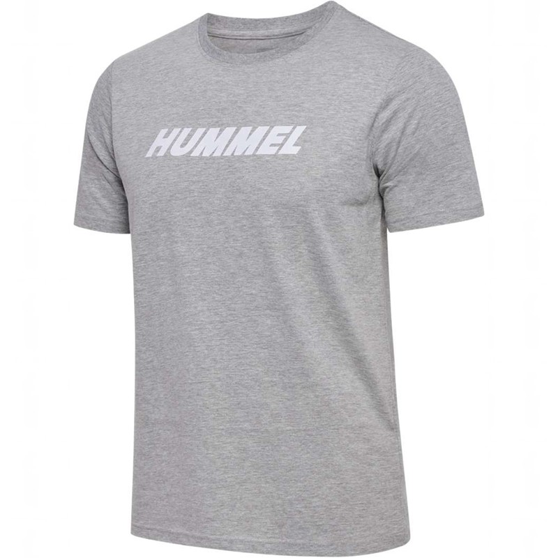 T Shirts Hummel Elemental Logo Cotton Homme Grise | 902248-014