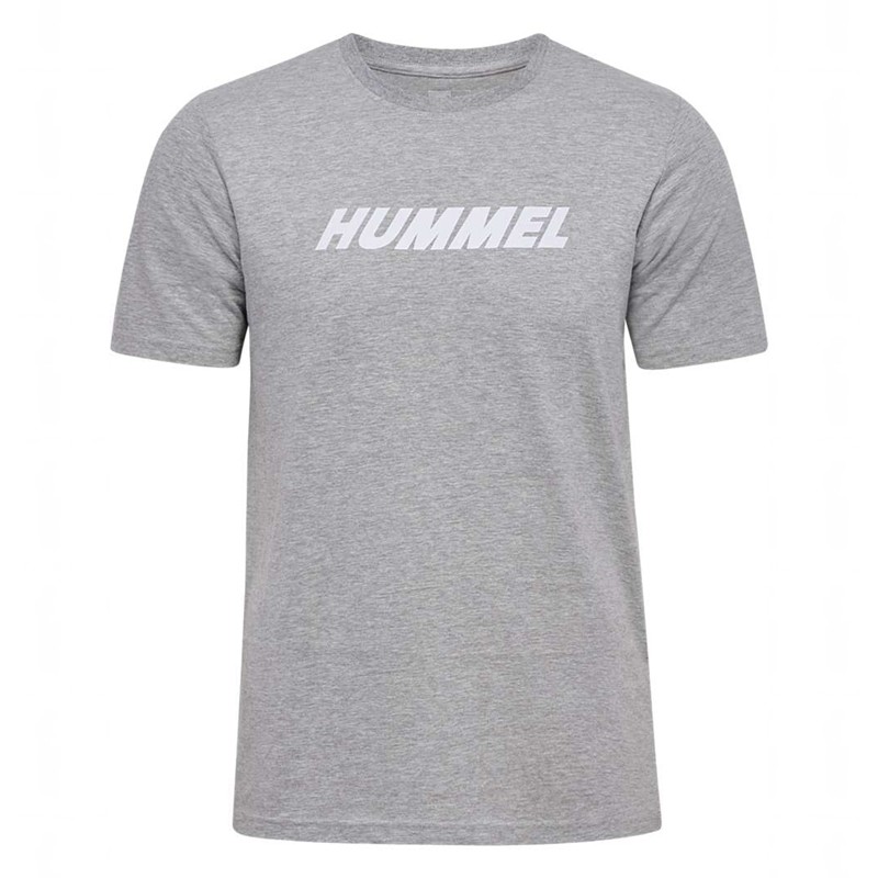T Shirts Hummel Elemental Logo Cotton Homme Grise | 902248-014