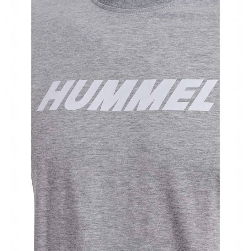 T Shirts Hummel Elemental Logo Cotton Homme Grise | 902248-014