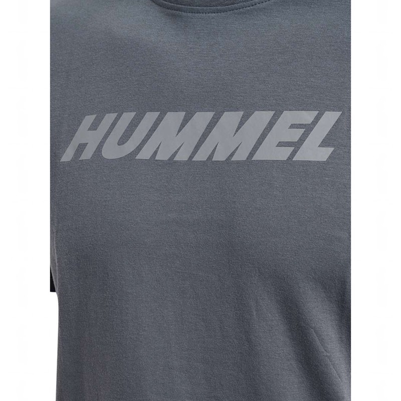 T Shirts Hummel Elemental Logo Cotton Homme Grise | 046292-106