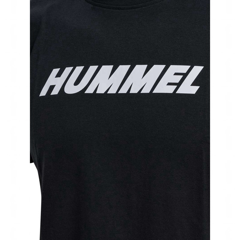 T Shirts Hummel Elemental Logo Cotton Homme Noir | 849416-738