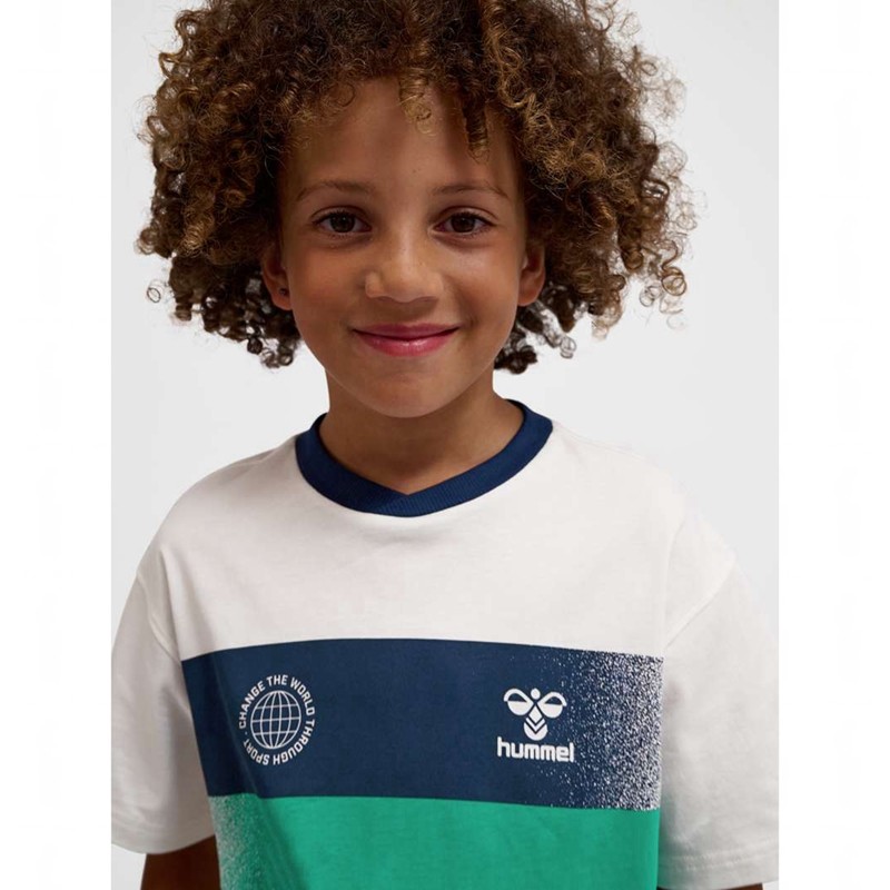 T Shirts Hummel Eske S/S Enfant Blanche | 202792-788