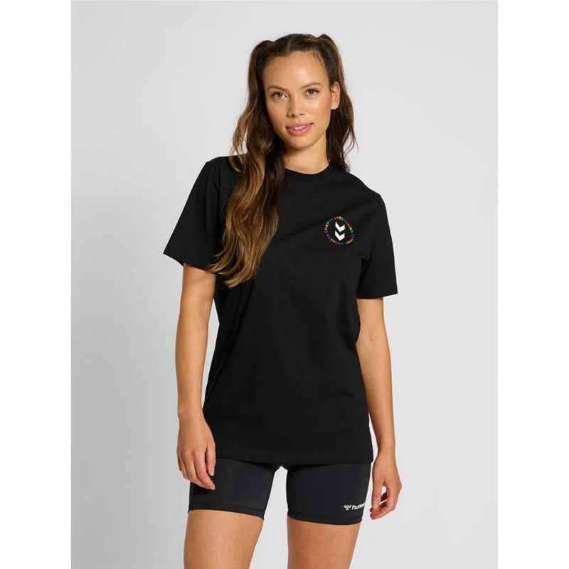 T Shirts Hummel Everything Nothing Femme Noir | 344229-227