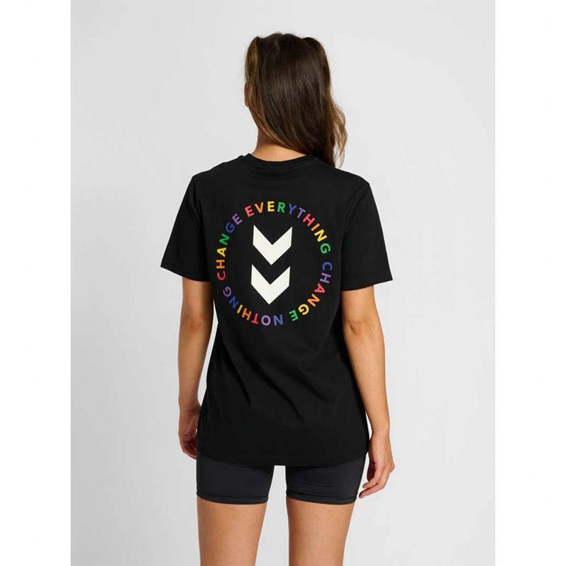 T Shirts Hummel Everything Nothing Femme Noir | 344229-227