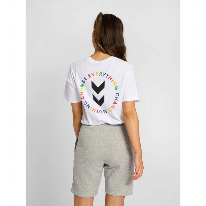 T Shirts Hummel Everything Nothing Femme Blanche | 368489-065