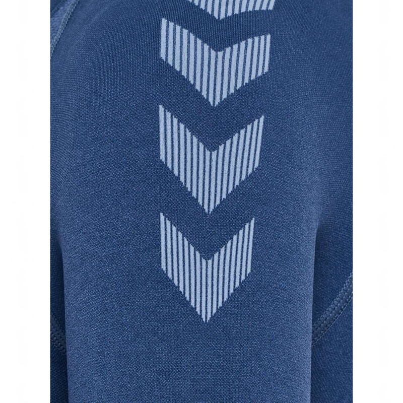 T Shirts Hummel First Seamless Jersey S/S W Femme bljue | 132574-066