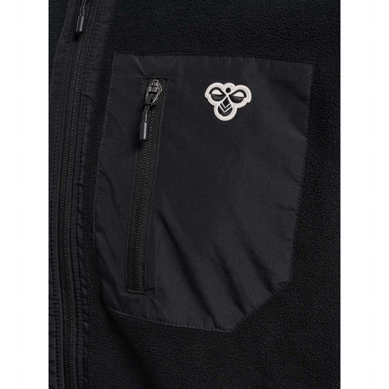 T Shirts Hummel Fleece Zip Bee Homme Noir | 707399-486