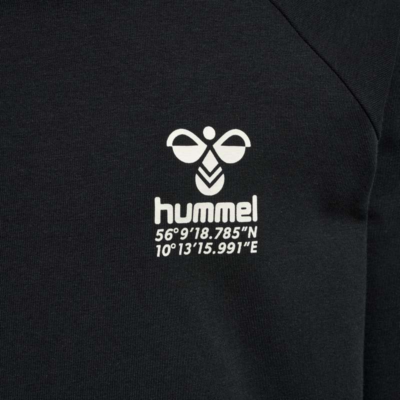 T Shirts Hummel Global L/S Enfant Noir | 778559-040