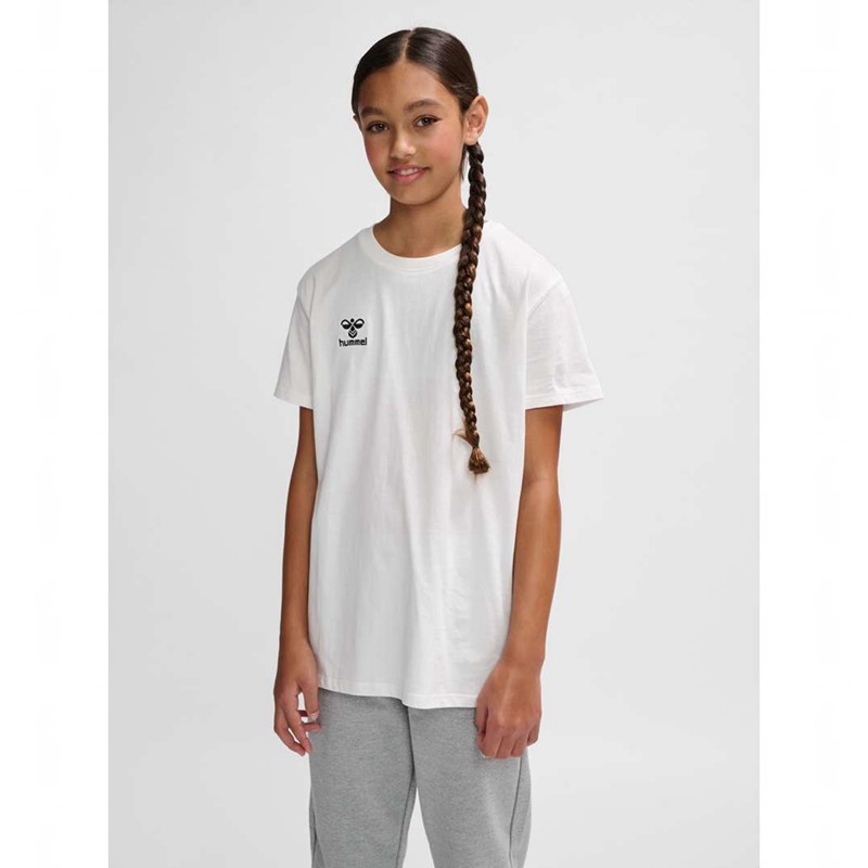 T Shirts Hummel Go 2.0 S/S Enfant Blanche | 212017-654