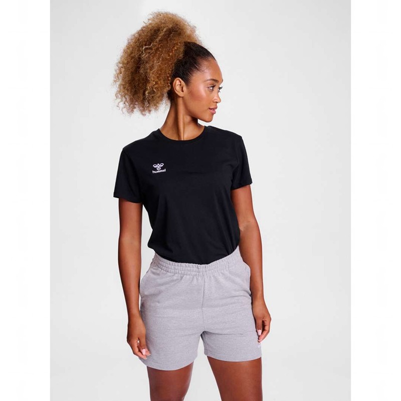 T Shirts Hummel Go 2.0 S/S Femme Noir | 850446-400