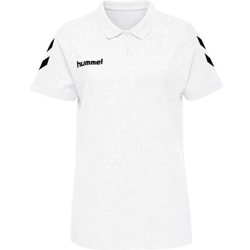 T Shirts Hummel Go Cotton Polo Femme Blanche | 302470-943