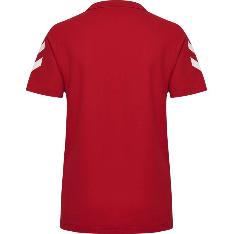T Shirts Hummel Go Cotton Polo Femme Rouge | 261082-542