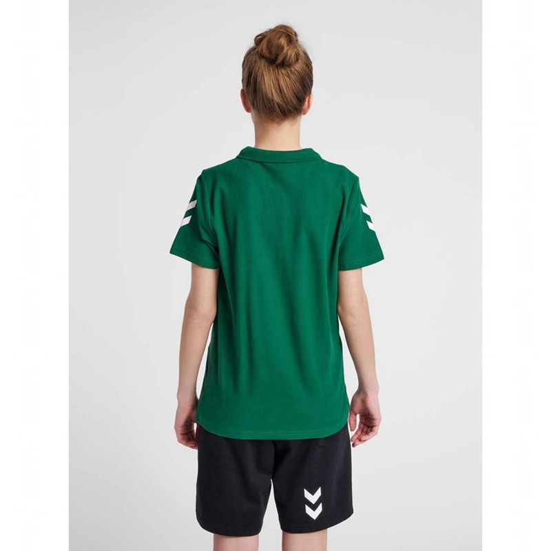 T Shirts Hummel Go Cotton Polo Femme Vert | 774447-600