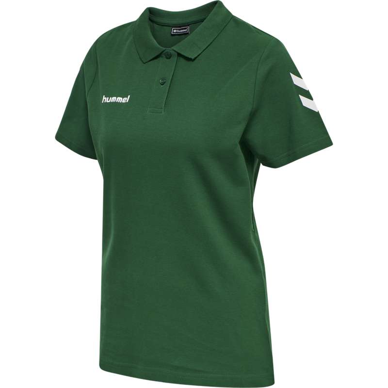 T Shirts Hummel Go Cotton Polo Femme Vert | 774447-600