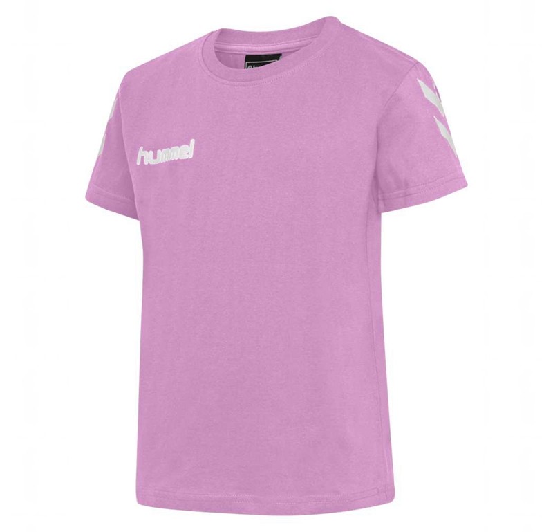 T Shirts Hummel Go Cotton S/S Enfant Lavande | 439121-736