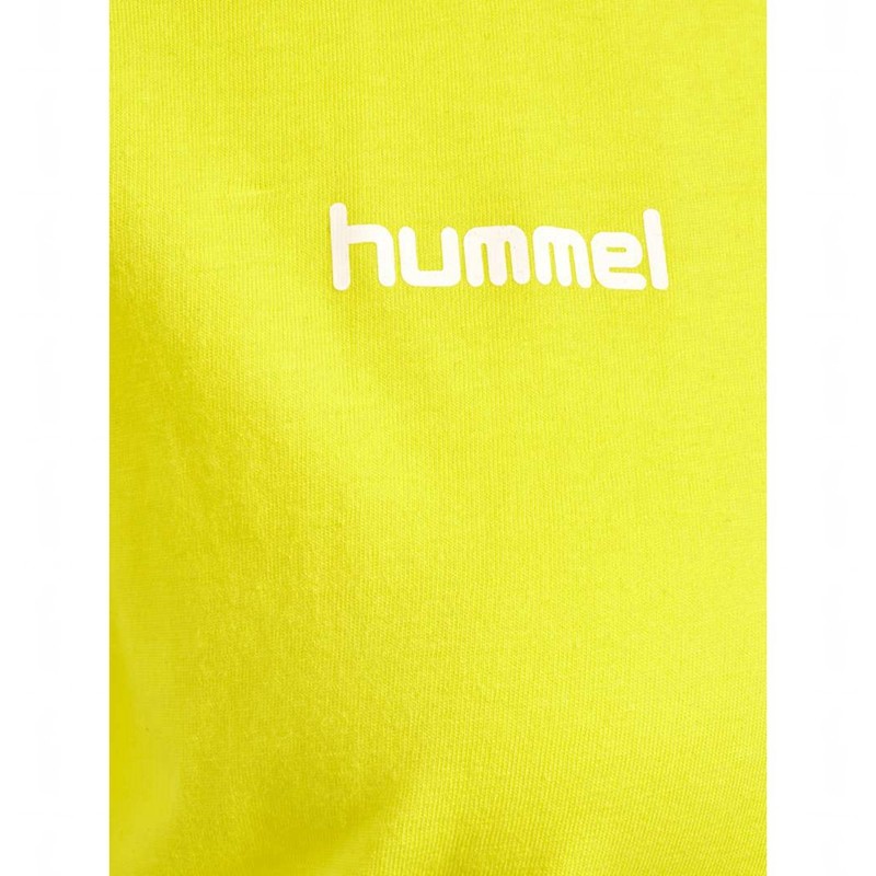 T Shirts Hummel Go Cotton S/S Femme Jaune | 460139-979