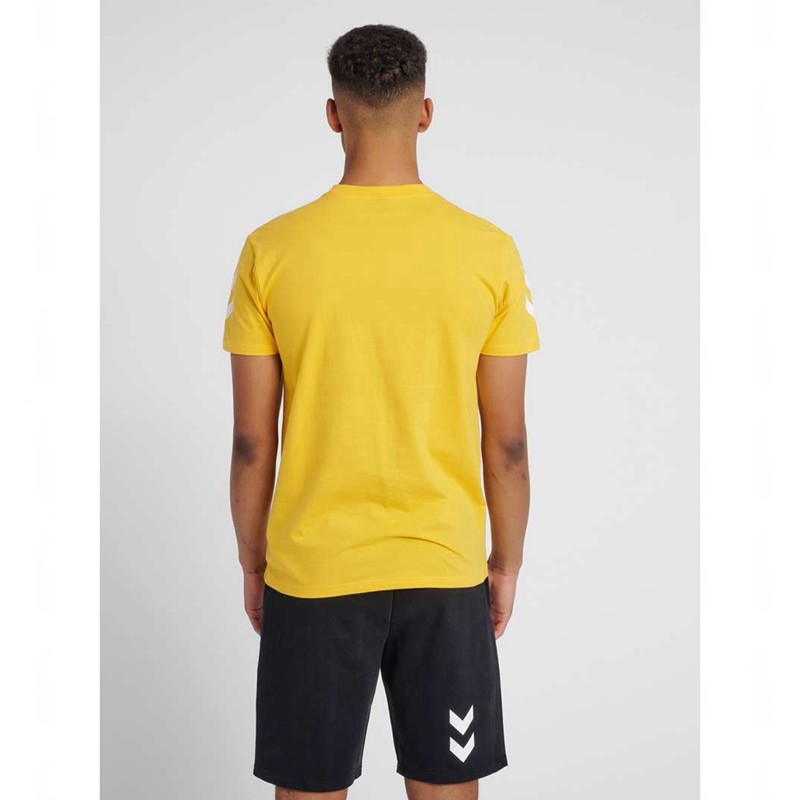 T Shirts Hummel Go Cotton S/S Homme Jaune | 453437-549