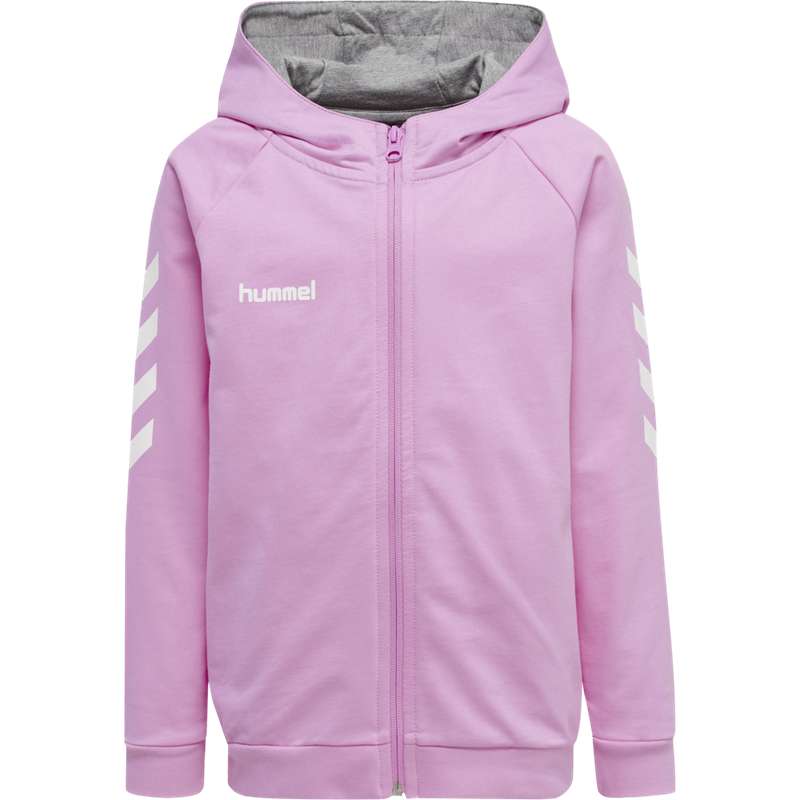 T Shirts Hummel Go Cotton Zip Enfant Lavande | 284582-966