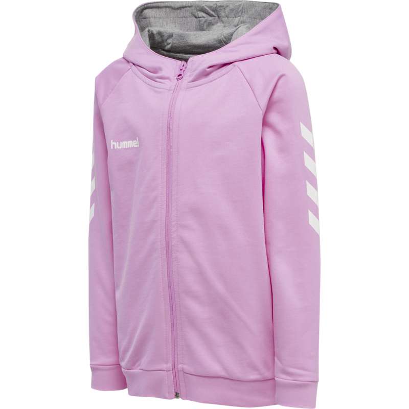 T Shirts Hummel Go Cotton Zip Enfant Lavande | 284582-966