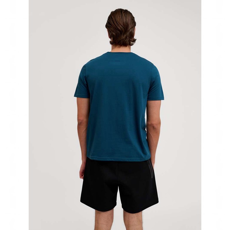 T Shirts Hummel Graphic Bold Logo Homme Bleu Marine | 346020-841