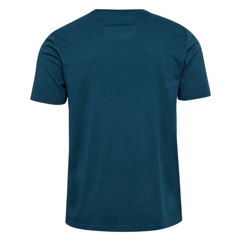 T Shirts Hummel Graphic Bold Logo Homme Bleu Marine | 346020-841