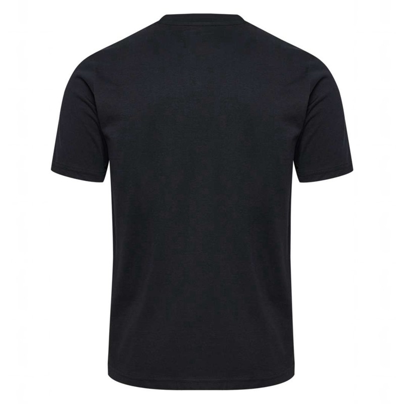 T Shirts Hummel Graphic Triple Logo Cotton Homme Noir | 135989-960
