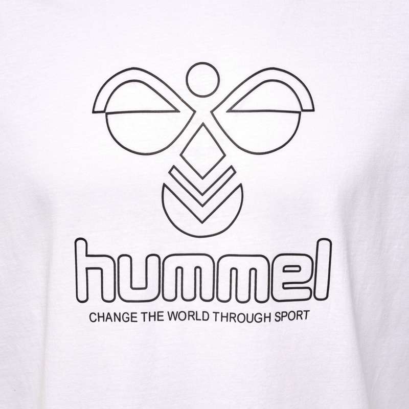 T Shirts Hummel Icons Graphic Homme Blanche | 146496-761