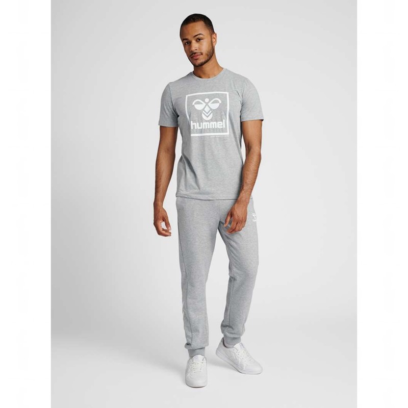 T Shirts Hummel Isam 2.0 Homme Grise | 856202-436
