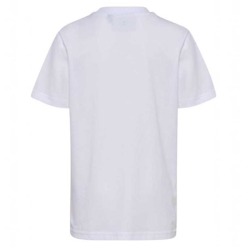 T Shirts Hummel Jr Base S/S Enfant Blanche | 015077-529