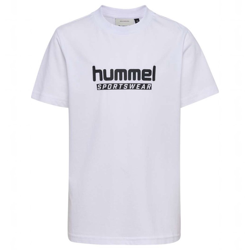 T Shirts Hummel Jr Base S/S Enfant Blanche | 015077-529