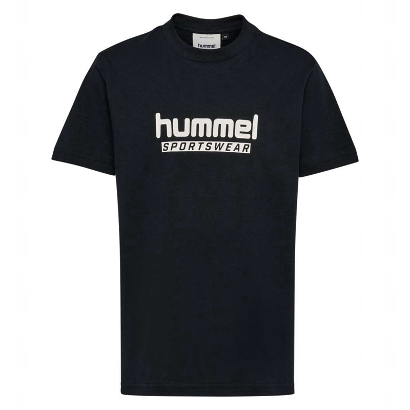 T Shirts Hummel Jr Base S/S Enfant Noir | 393091-188