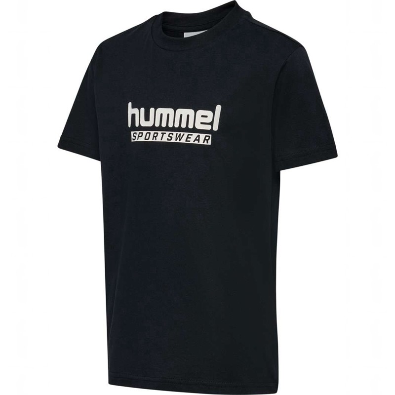 T Shirts Hummel Jr Base S/S Enfant Noir | 393091-188