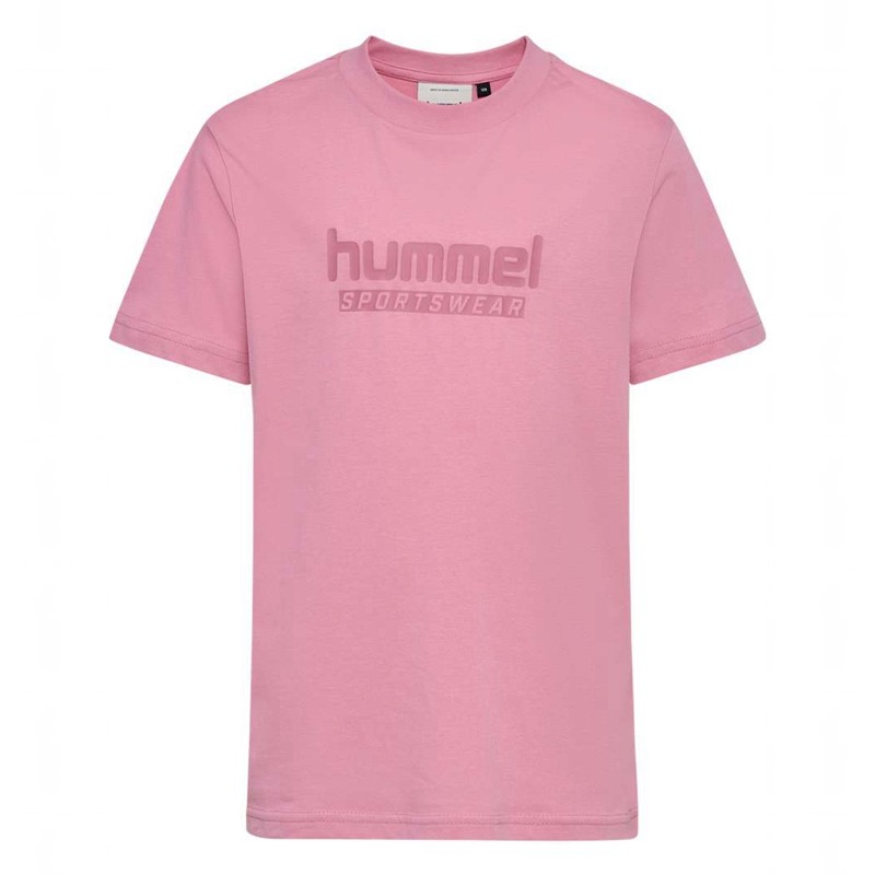 T Shirts Hummel Jr Base S/S Enfant Rose | 154925-417