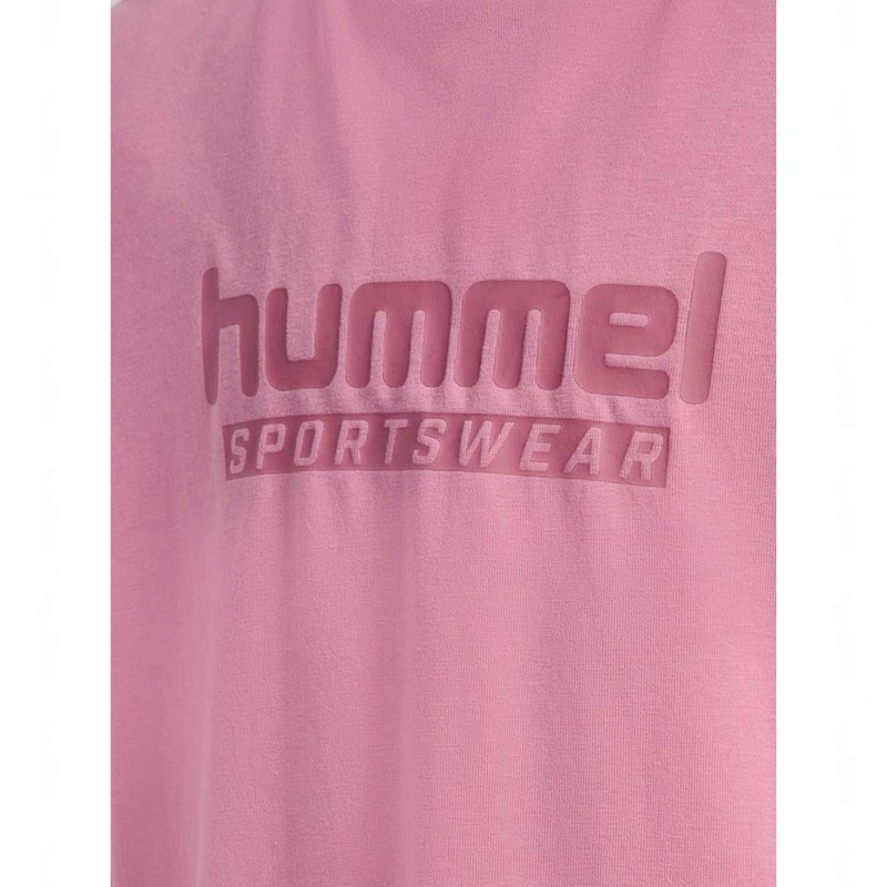 T Shirts Hummel Jr Base S/S Enfant Rose | 154925-417