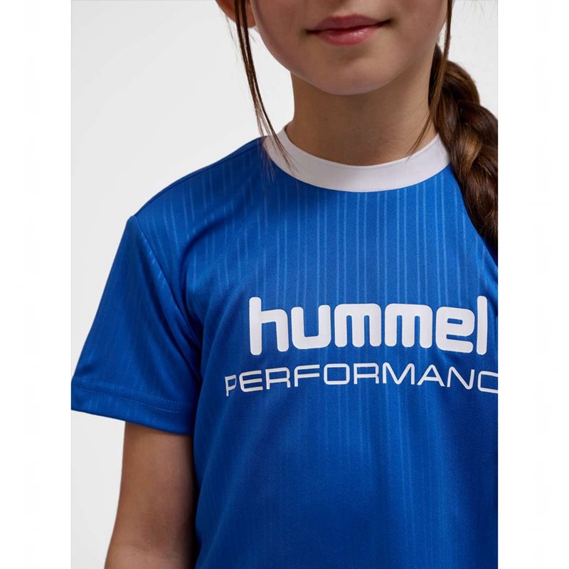 T Shirts Hummel Jr Fast Loose S/S Enfant Bleu | 118682-029