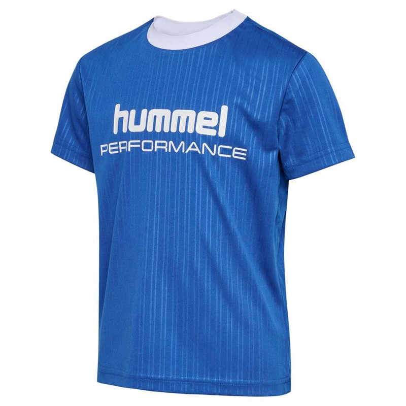 T Shirts Hummel Jr Fast Loose S/S Enfant Bleu | 118682-029