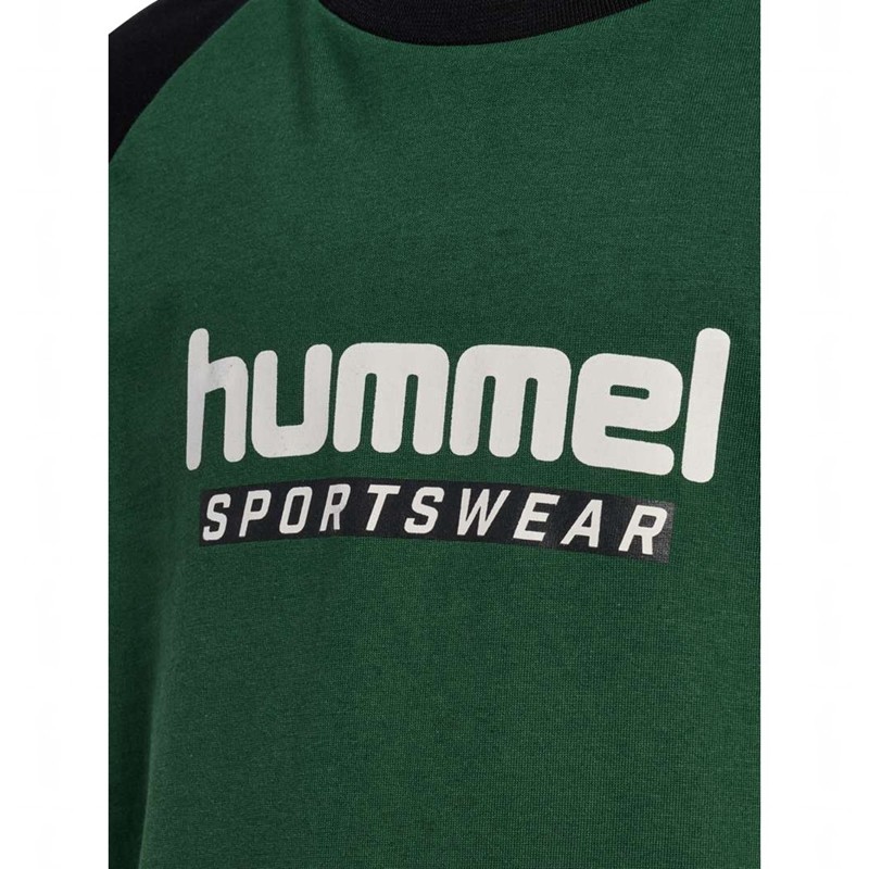 T Shirts Hummel Jr Logo L/S Enfant Vert | 770259-042
