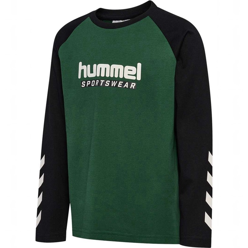 T Shirts Hummel Jr Logo L/S Enfant Vert | 770259-042
