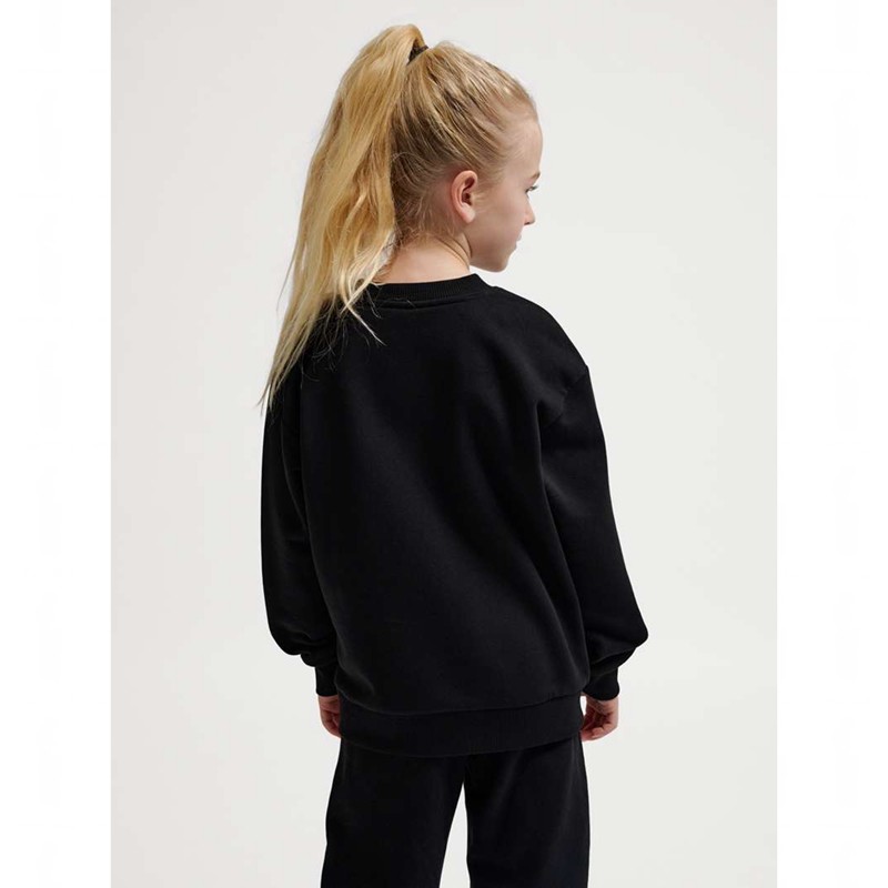 T Shirts Hummel Jr Loose Crewneck Bee Enfant Noir | 026679-748