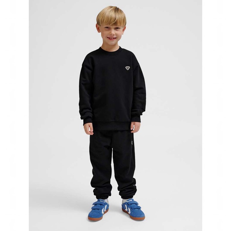 T Shirts Hummel Jr Loose Crewneck Bee Enfant Noir | 026679-748