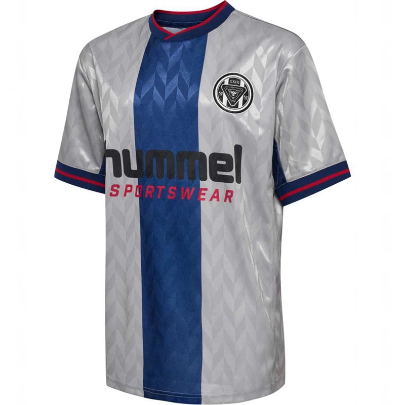 T Shirts Hummel Jr Loose Fb Jersey S/S Enfant Argent | 182540-260