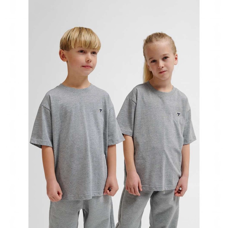 T Shirts Hummel Jr Loose S/S Bee Enfant Grise | 970861-502