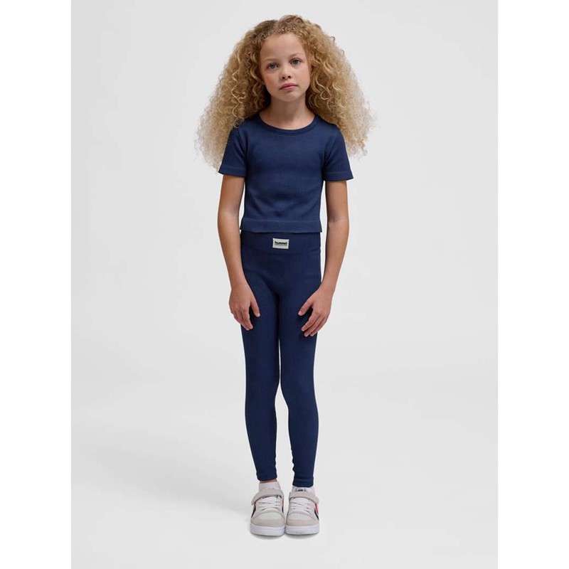 T Shirts Hummel Jr Seamless Rib S/S Enfant Noir | 000235-328