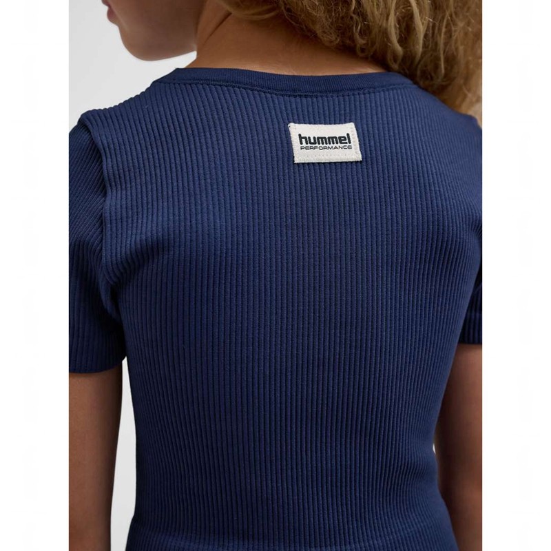 T Shirts Hummel Jr Seamless Rib S/S Enfant Noir | 000235-328