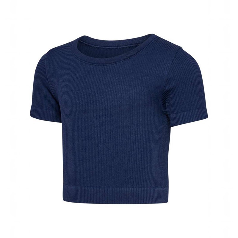 T Shirts Hummel Jr Seamless Rib S/S Enfant Noir | 000235-328